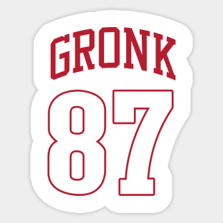 Gronk Spike Sticker